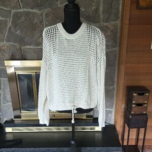 Sweaty Betty Cream Knit Women's Sweater